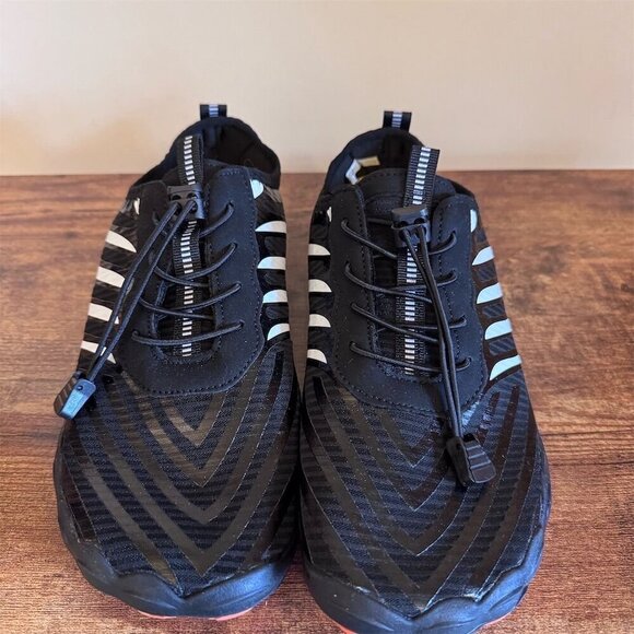 Unisex Black Barefoot Water Shoes Quick-Dry Slip-On EURO 42 US W11 M9 NWOT - Picture 7 of 8